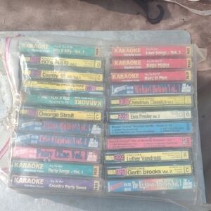Karaoke Cassette Tape Collection - Multicolor